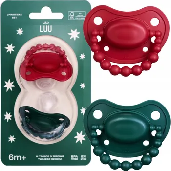 dudlíky Dudlík LUU symetrický silikonový 6 m +