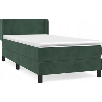 Postel Čalouněná postel VidaXL 100x200 cm, odstíny zelené
