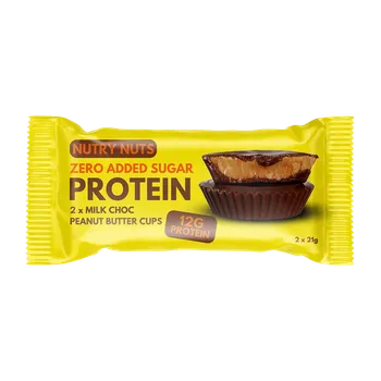 Cukrovinka NUTRY NUTS Proteinové košíčky - mléčná čokoláda s arašídovým máslem 2 x 21 g