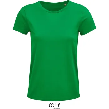 Pracovní oblečení SOL's Collection Tričko Crusader Women, bio bavlna, krátký rukáv, dámské - AKCE! COT25358152001-kelly green S Zelená kelly