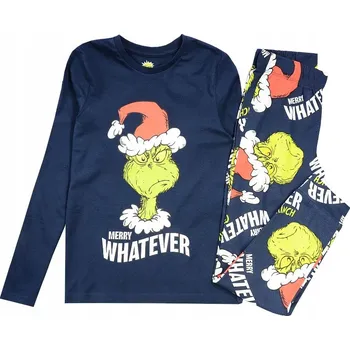 Chlapecké pyžamo CHLAPECKÉ PYŽAMO GRINCH bavlna DLOUHÝ RUKÁV 134/140 D012