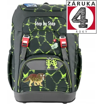 Školní batoh Školní batoh Step by Step s jednou přihrádkou zelený 22 l