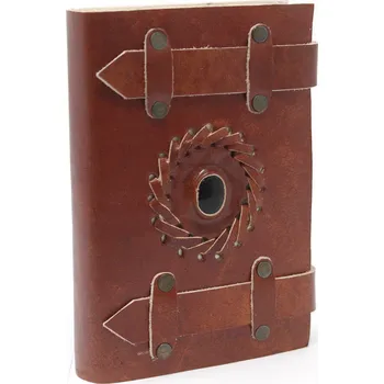 Zápisník Kožený zápisník - Černý Onyx 15x10cm