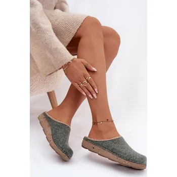 Dámská obuv Domácí Obuv Dámské Papuče Inblu ED000031 Barva: Zelená, Velikost: 36