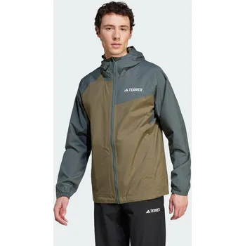 Dámská bunda ADIDAS Bunda Terrex Multi 2L RAIN.RDY S BÉŽOVÁ|ZELENÁ