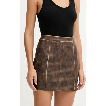 Dámská sukně Sukně Guess CHARLENE W5YD46.WHDI0 hnědá 88X, vel. L