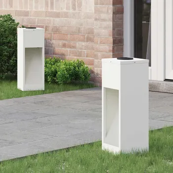 Venkovní osvětlení Solární LED osvětlení cesty 2 pcs Bílá Studeně válcovaná ocel
