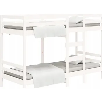 Postel Jednolůžková dřevěná postel VidaXL 90x190 cm bílá