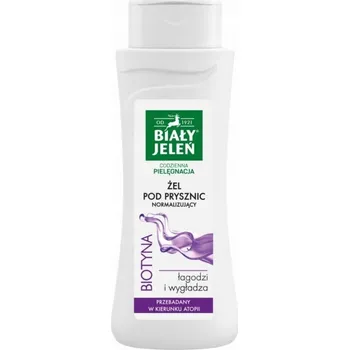 Sprchový gel BIAŁY JELEŃ Sprchový Gel BIOTIN Proti Lupům a Vysušování Pokožky 300 ml