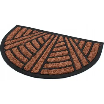 Rohožka VSTUPNÍ ČISTÍCÍ ZÓNA ROHOŽKA PŘED DVEŘE GUMOVÁ PODLOŽKA KOBEREC 40x60 CM VNITŘNÍ