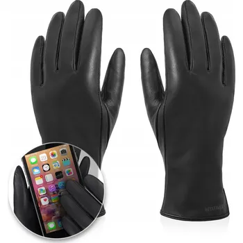 Rukavice Betlewski dámské pětiprsté rukavice z pravé kůže, velikost L