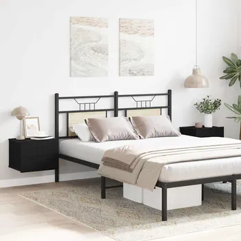 Noční stolek vidaXL Noční skříňka 2 pcs Černý dub 40 x 30 x 30 cm kompozitní dřevo [862460]