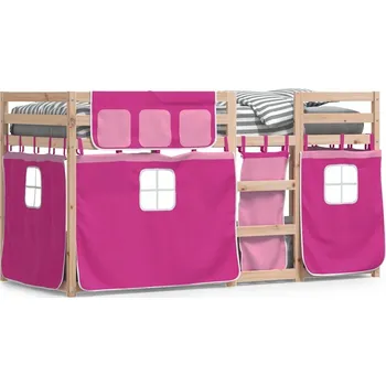 Postel Jednolůžková dřevěná postel VidaXL 90x220 cm, vícebarevná