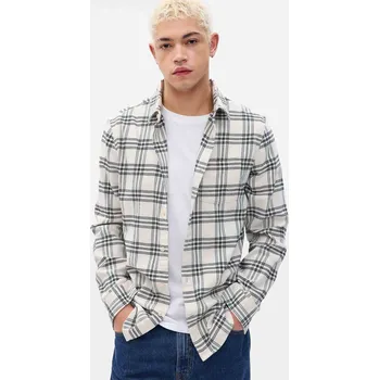 Pánská kostkovaná flanelová košile GAP XS