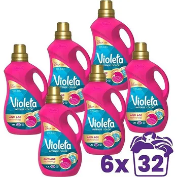 Prací gel VIOlETA Intense Color 6× 1,8 l (192 praní)