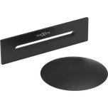 Mexen Mexen, odtoková zátka typu ClickClack a krytka na přepad, černá matná, 5100-70