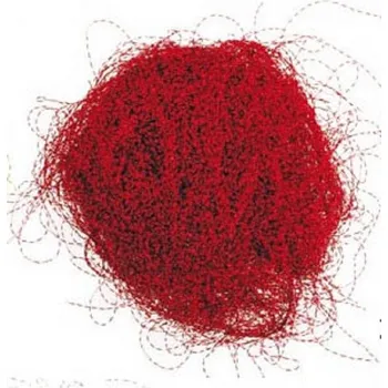 Vánoční dekorace Anděl Přerov Andělské vlasy krepaté modré 1 kus