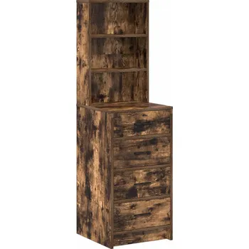 Příborník do zásuvky vidaXL Vysoký bufet Kouřový dub 40 x 41 x 135 cm Kompozitní dřevo [865050]