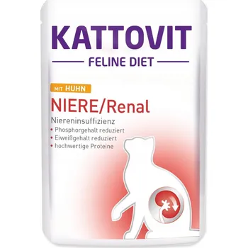 Krmivo pro kočku KATTOVIT NIERE/RENAL KUŘE 85G