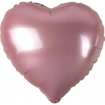 Balónek Fóliový balónek SRDCE, světle růžový.