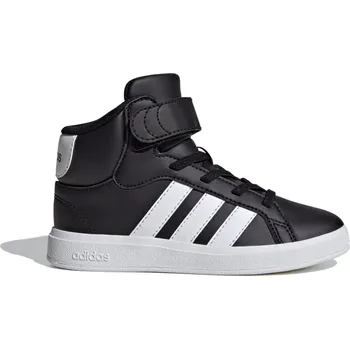 Chlapecká obuv Dětská rekreační obuv ADIDAS-Grand Court Mid K core black/cloud white/core black Černá 33