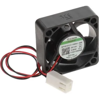 PC ventilátor Sunon Ventilátor: DC; axiální; 12VDC; 30x30x10mm; 9,3m3/h; 23dBA; Vapo MF30101V1-1000U-A99