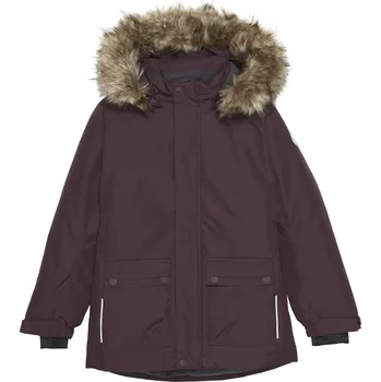 Dívčí bunda Dětská bunda COLOR KIDS-Parka W. Fake Fur, fudge 741154.6546 Hnědá 152