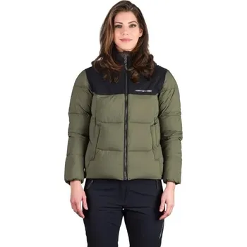 Dámská softshellová bunda Dámská turistická bunda NORTHFINDER-MINDI-550blackdarkgreen Černá XS