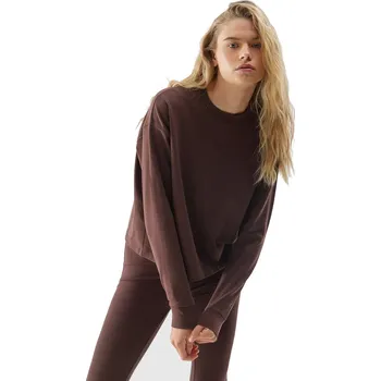 Dámská mikina Dámská mikina 4F-SWEATSHIRT-AW23TSWSF699-81S-BROWN Hnědá XS