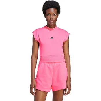Dámské tričko Dámské triko s krátkým rukávem ADIDAS-W Z.N.E. TEE-IM4915-pink fusion Růžová XS