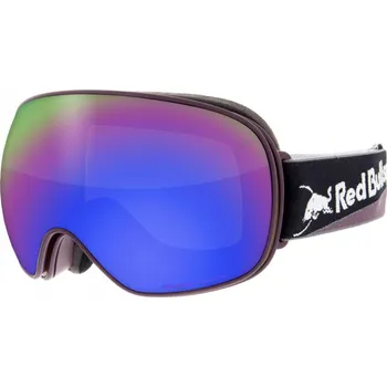 Lyžařské brýle RED BULL SPECT-MAGNETRON-017, matt burgundy, lens: purple snow - brown with purple mirror CAT2, A Modrá UNI