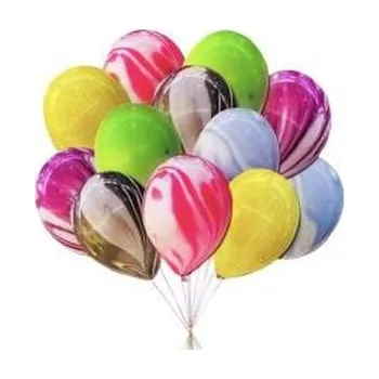Balónek Zestaw balonów kolorowych 10szt
