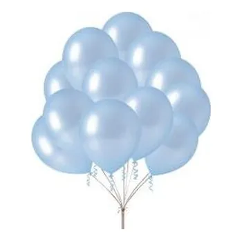 Balónek Balon Błękitny Metalizowany 30cm 5szt