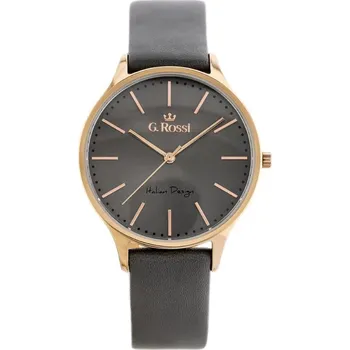 Hodinky G. Rossi Dámské analogové hodinky s krabičkou Enol šedá