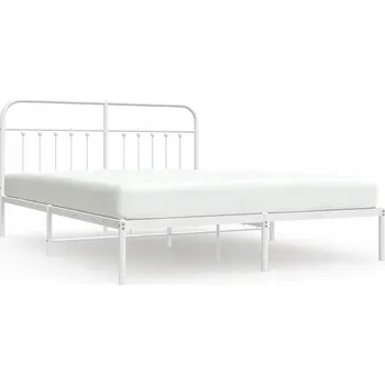 Postel Dřevěná manželská postel VidaXL 240x200 cm, vícebarevná