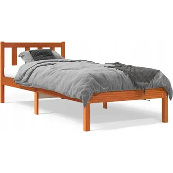 Postel Jednolůžková dřevěná postel VidaXL 60x120 cm, vícebarevná