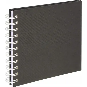 Hama album klasické spirálové FINE ART 18,5x15 cm, 30 stran, černá, bílé listy