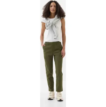Dámské kalhoty Dámské kalhoty s kapsami mid-rise downtown khaki GAP 8