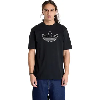 Pánské tričko Pánské triko s krátkým rukávem ADIDAS-Outline tee-Black Černá XL