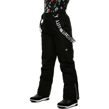 Snowboardové kalhoty Juniorské lyžařské kalhoty AUTHORITY-SP-SNOWTIME black Černá 116/122