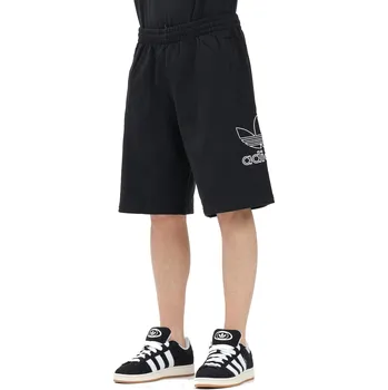 Pánské kraťasy Pánské teplákové kraťasy ADIDAS ORIGINALS-TREF SHORT BLACK Černá L