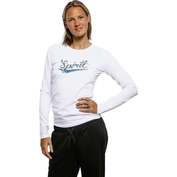 Dámské triko s dlouhým rukávem AUTHORITY-T-SPIRIT W white Bílá XL
