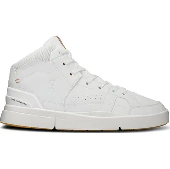 Dámská tenisová obuv Pánská rekreační obuv ON-The Roger Clubhouse Mid white/sandstorm Bílá 47,5