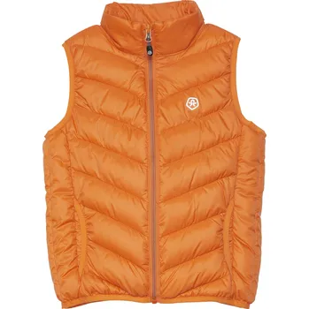 Dívčí bunda Chlapecká vesta COLOR KIDS-Waistcoat Quilted - Packable, orange Oranžová 92