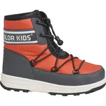 Dětské vysoké zimní boty COLOR KIDS-Boots W. String, orange Oranžová 31