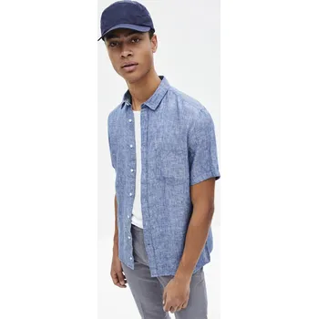 Pánské oblečení Celio Košile Racara - Pánské Celio modrá 1771420