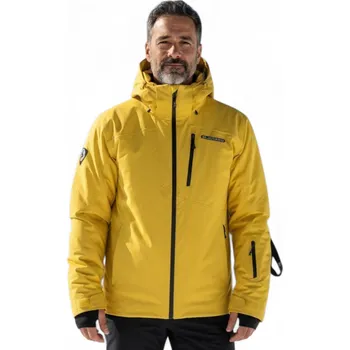 Pánská lyžařská bunda s kapucí BLIZZARD-Ski Jacket Silvretta, mustard yellow Žlutá M