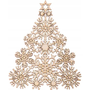 Vánoční dekorace Vánoční Koule VÁNOČNÍ ozdoby dřevěné vánoční s ornamenty!