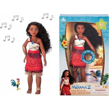 Panenka MOANA zpívající VAIANA 2 DISNEY STORE doplňky Hei Hei