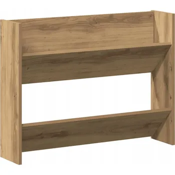 Botník Nástěnná police na boty, dub artisan, 80x18x60 cm